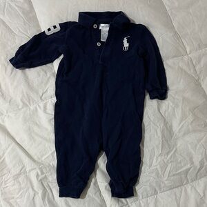 Ralph Lauren Dark Blue Kids Footie